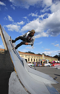 Skateboarding