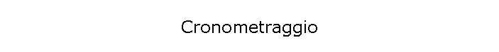 Cronometraggio